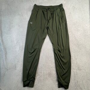 G Gradual Men's Jogger Pants Large Athletic Training Gym Tapered Olive Green